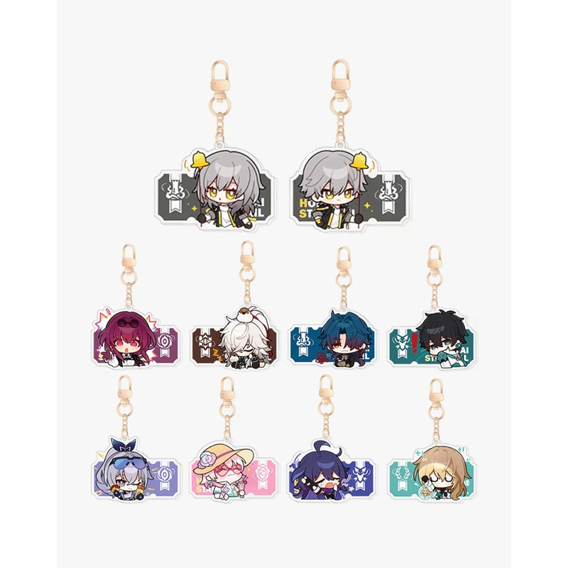 Honkai: Star Rail Pom-Pom Gallery Series Acrylic Keychain Blade