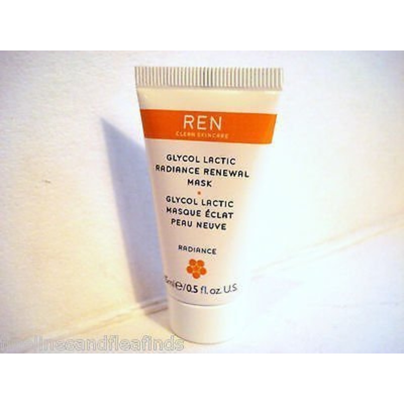 REN Glycol Lactic Radiance Renewal Mask .5 Oz travel size by REN