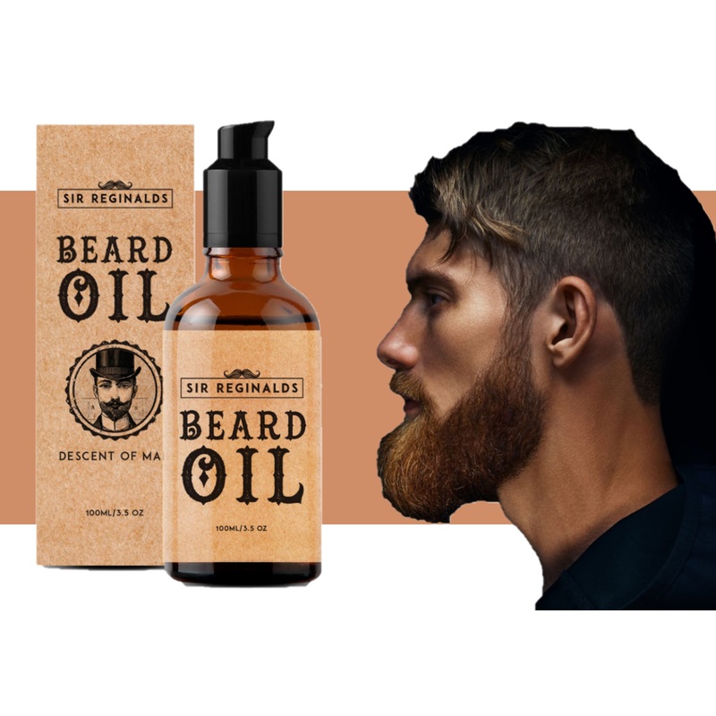 Sir Reginalds Beard Oil 100ml  Premium Natural Blend for a Softer, Healthier Beard  Free UK Delivery