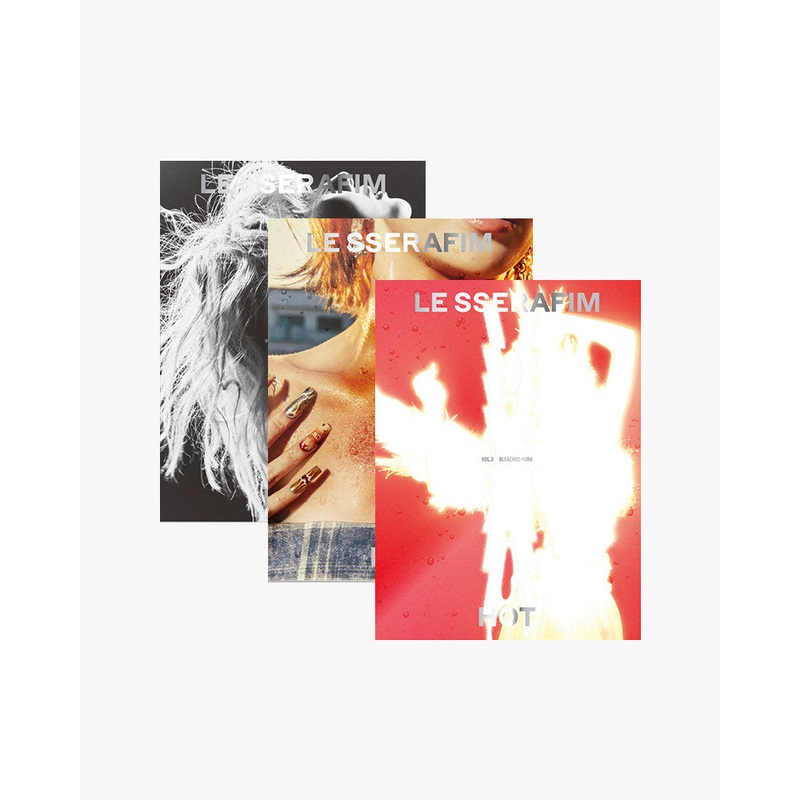 LE SSERAFIM – 5th Mini Album ‘HOT’ (3 Versions) DRENCHED VETIVER Ver.