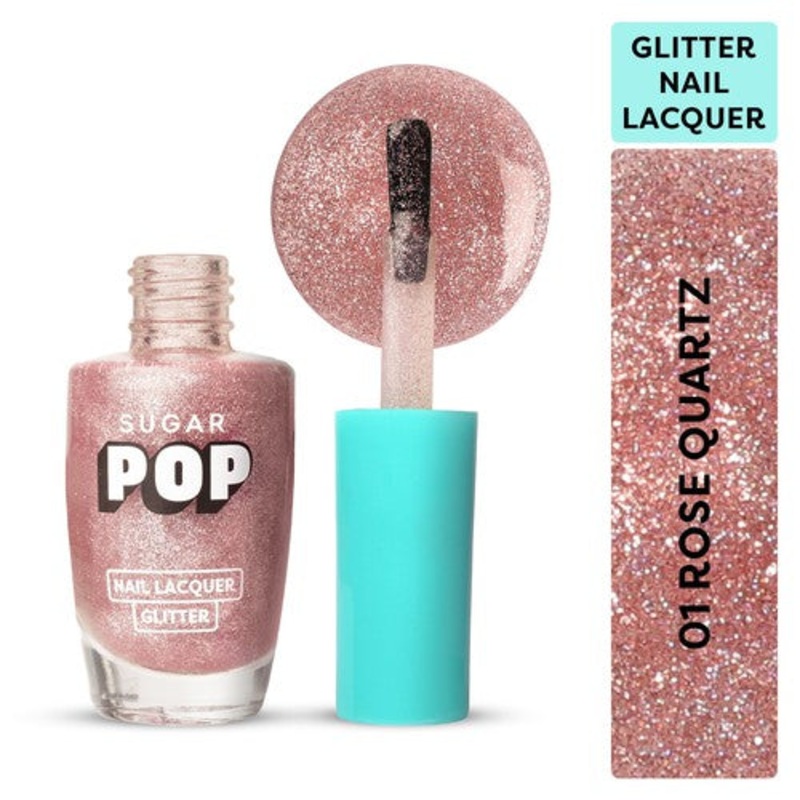 Option 1 – SUGAR POP Nail Lacquer Glitter 01 Rose Quartz