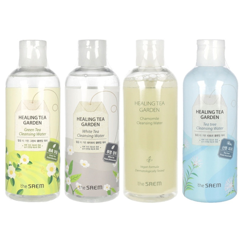 the SAEM Healing Tea Garden  Cleansing Water 300ml Green Tea