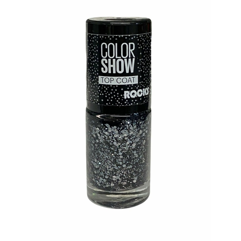 Maybelline Color Show Top Coat Rocks Nail Polish 337 Black Magic