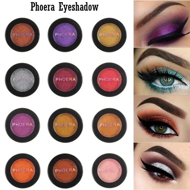 Phoera Shimmer Eyeshadow  Long-Lasting Metallic Formula | Free UK Postage 101 CREAM