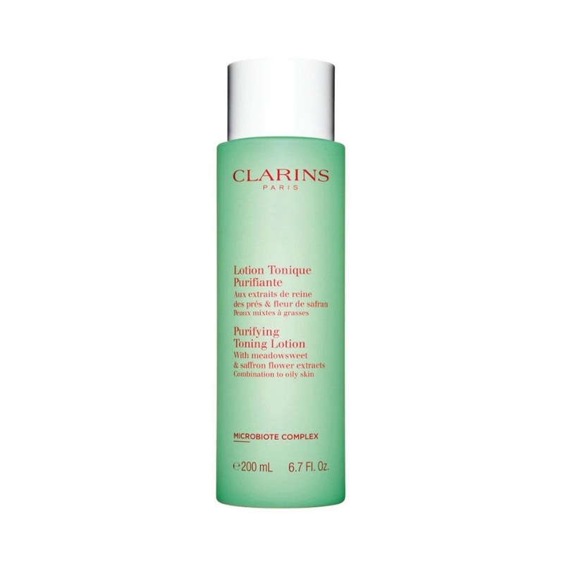 Clarins Purifying Toning Lotion with Meadowsweet & Saffron Flower Extracts 200ml