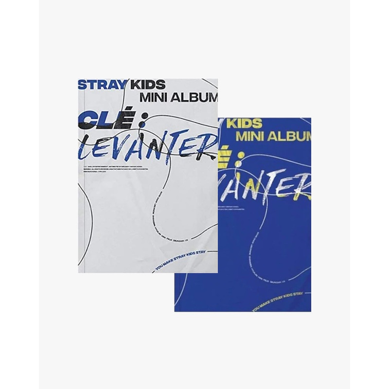 STRAY KIDS – CLE : LEVANTER (Mini Album) Standard Edition (2 Versions) CLE VER. / WHITE