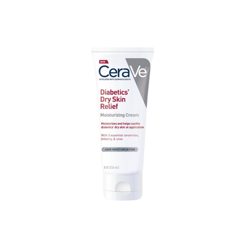 Diabetics Dry Skin Relief Moisturizing Cream 8 Oz