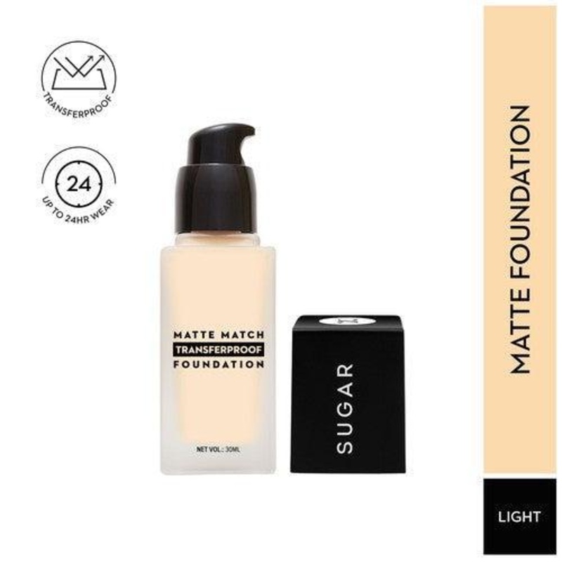 SUGAR Matte Match Transferproof Foundation – 20 Galo (Light Medium – Golden Undertone)