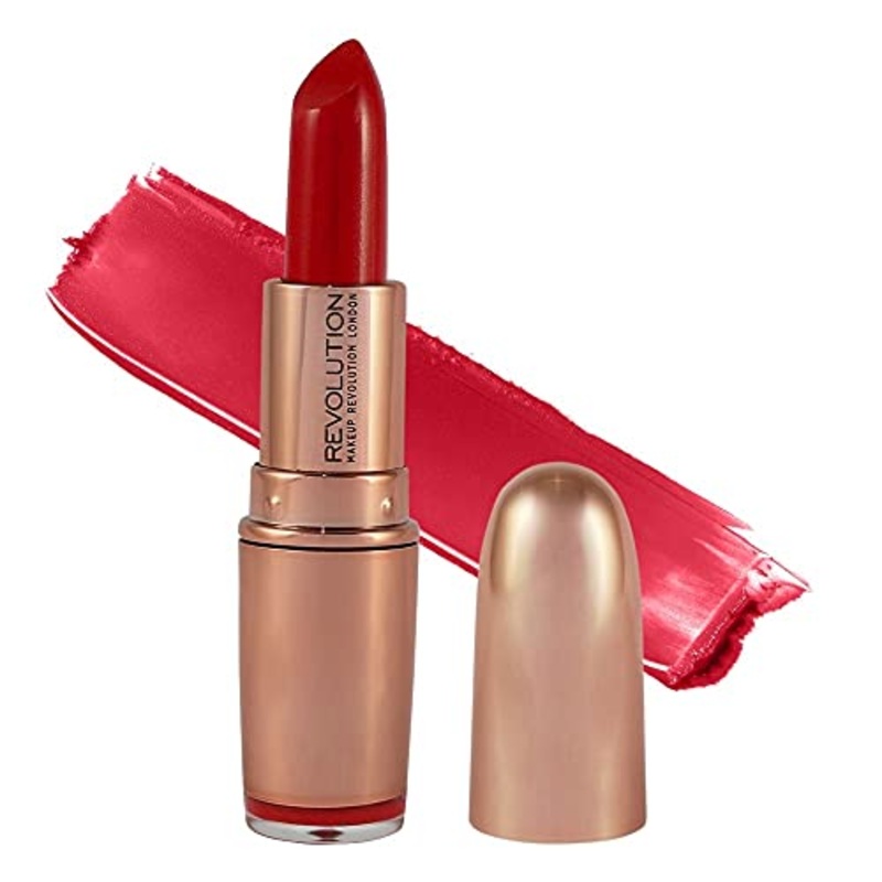REVOLUTION Rose Gold Diamond Life Lipstick Red Carpet