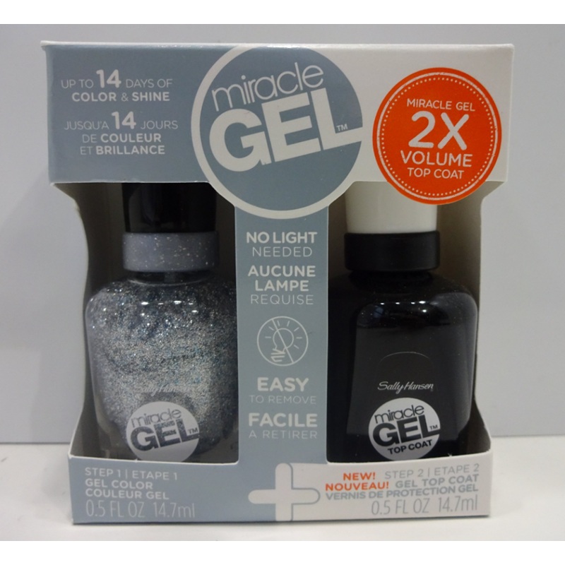 Sally Hansen Miracle Gel Gel Color And Top Coat Duo 600 In A Flurry