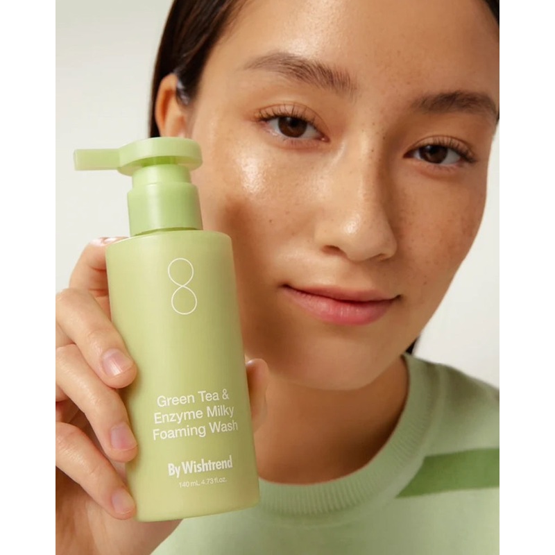 By Wishtrend Green Tea & Enzyme Milky Foaming Wash