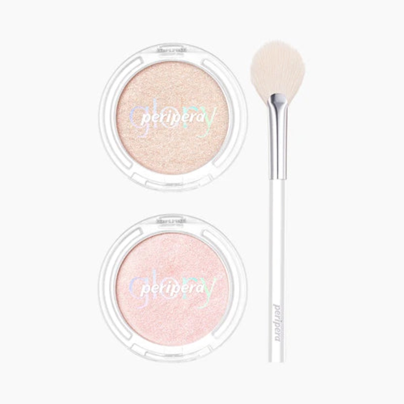 peripera Pure Glory Highlighter Set (+Brush) 3g 01 Day Glory