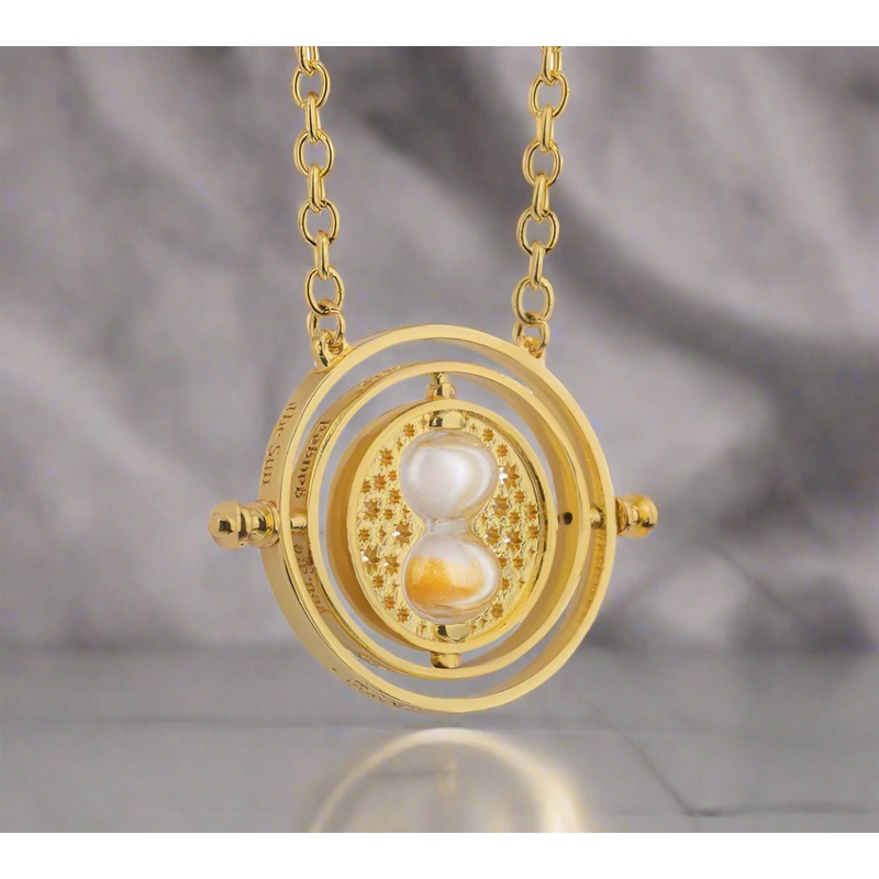 Sand Timer Gold Necklaces Collection Gold Sand