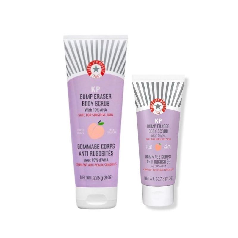 BEAUTY RESERVE – FIRST AID BEAUTY KP BUMP ERASER BODY SCRUB 10% AHA FRESH PEACH 8 OZ