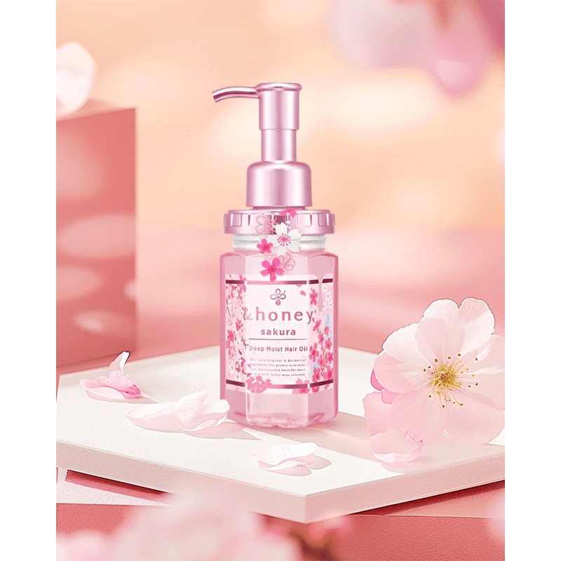 &Honey Sakura Deep Moist Hair Oil