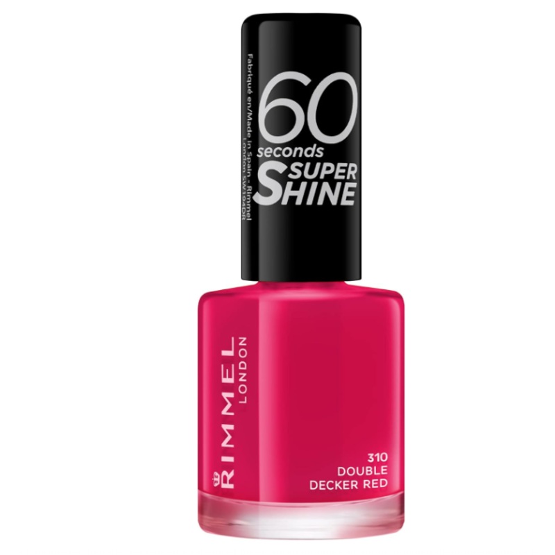Rimmel 60 Seconds Nail Polish 310 Double Decker Red