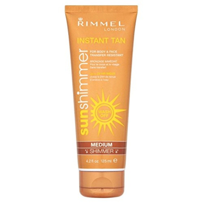 Rimmel SunShimmer Instant Fake Tan for Face & Body Medium Shimmer