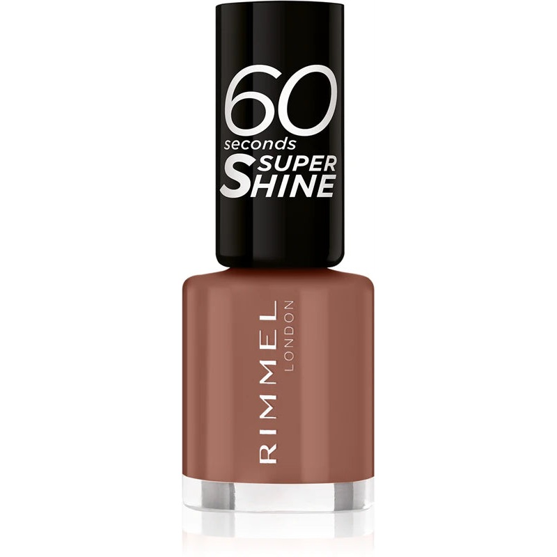 Rimmel London 60 Seconds Super Shine Nail Polish – 8ml Taupe Throwback #101