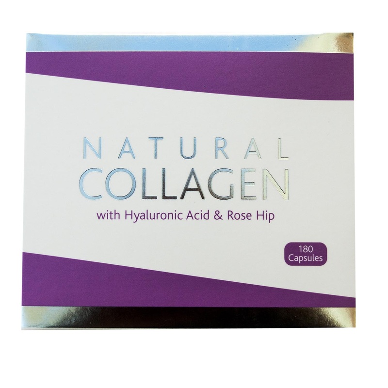 Natural Collagen with Hyaluronic Acid and Rosehips 180 capsules