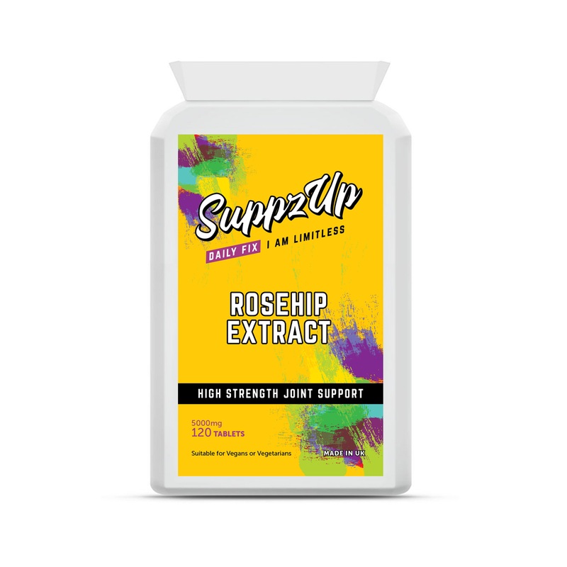 SuppzUp Rosehip Extract 5000mg – 120 Tablets