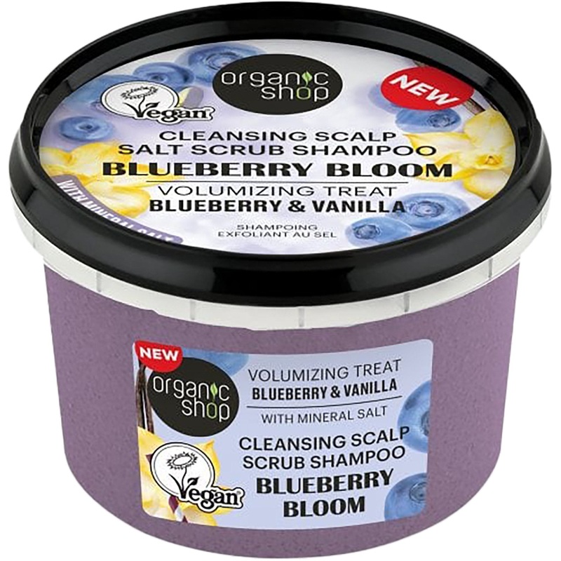 Blueberry Bloom | Cleansing Scalp Salt Scrub Shampoo