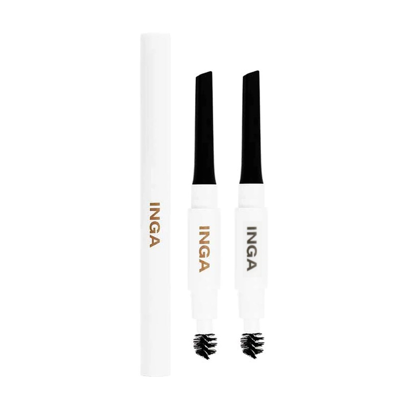 INGA Stage Brow Pencil 0.2g 2 Colors Gray Brown