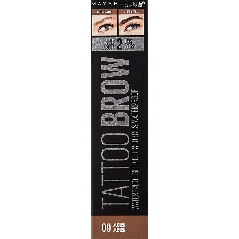 Maybelline Tattoo Brow Waterproof Gel 09 Auburn