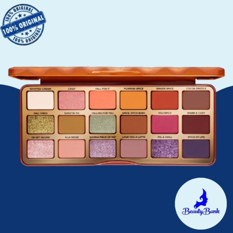 BEAUTY RESERVE – TOO FACED PUMPKIN SPICE WARM & SPICY EYE SHADOW PALETTE Pumpkin