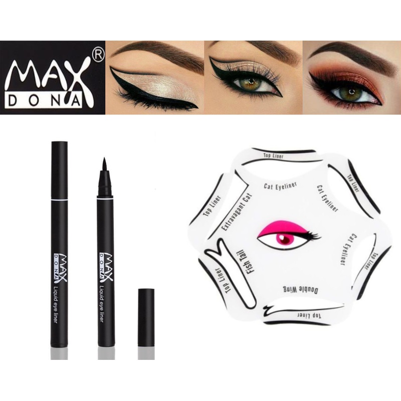 6-in-1 Cat Eyeliner Stencil with Optional Black Liquid Eyeliner  Perfect Winged Liner Made Easy Stencil