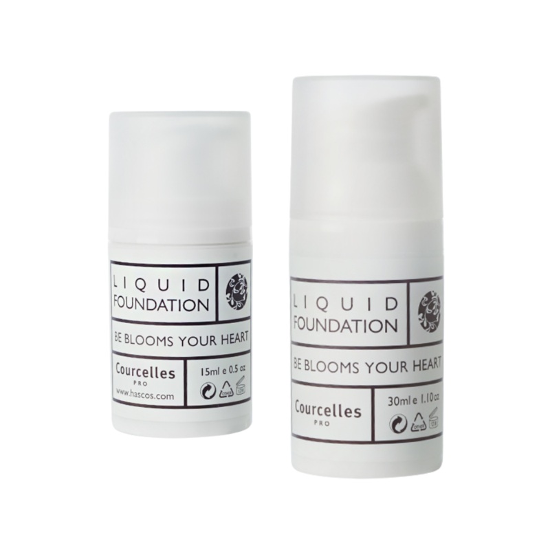 Courcelles Liquid Foundation 15ml/30ml (Pump Type)  7 Shades No.100 White Pink 15ml