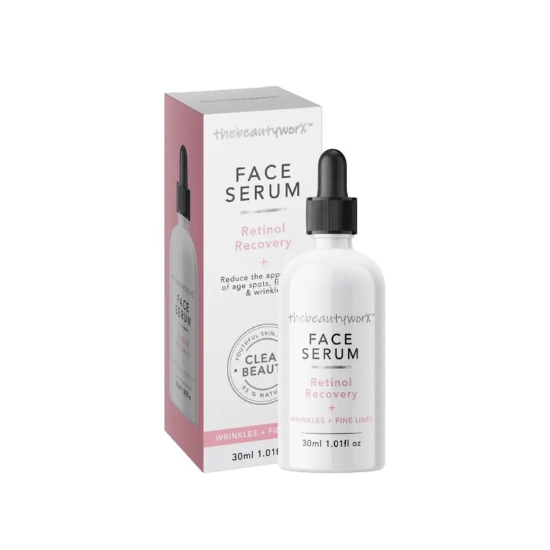 thebeautyworX Face Serum Retinol Recovery Wrinkle + Fine Lines 30ml