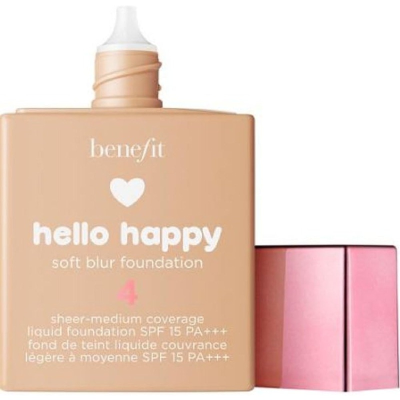 Benefit Hello Happy SPF15 Soft Blur Liquid Foundation 30ml Shade 4
