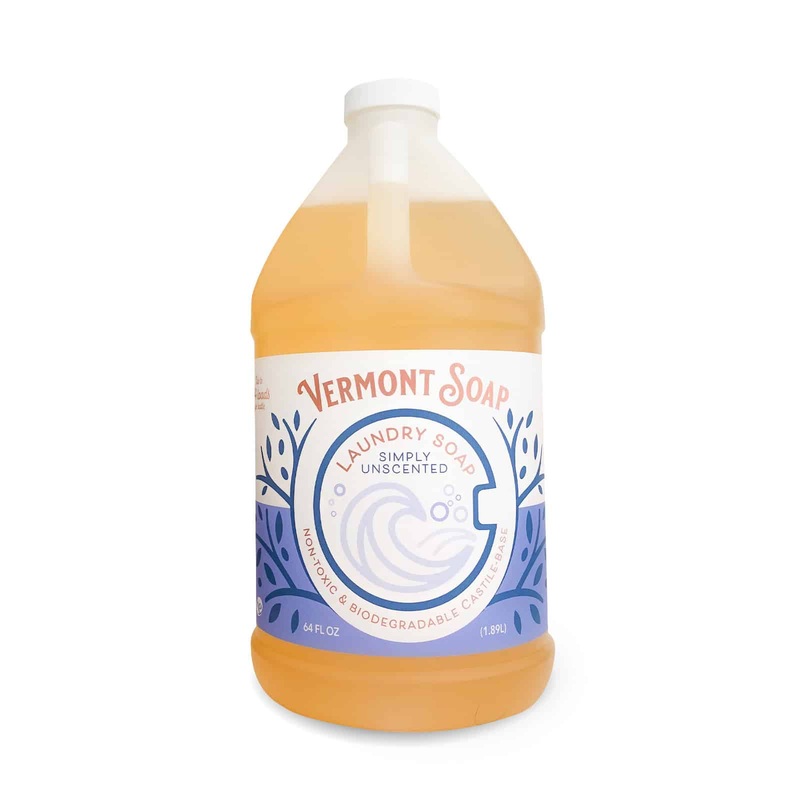 Simply Unscented Laundry Soap 64oz / 1.89 Litre – Vermont Soap