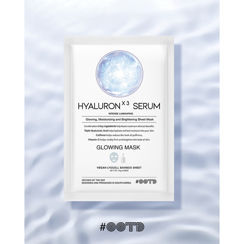 #OOTD Triple Hyaluron Acid Serum Glowing Mask