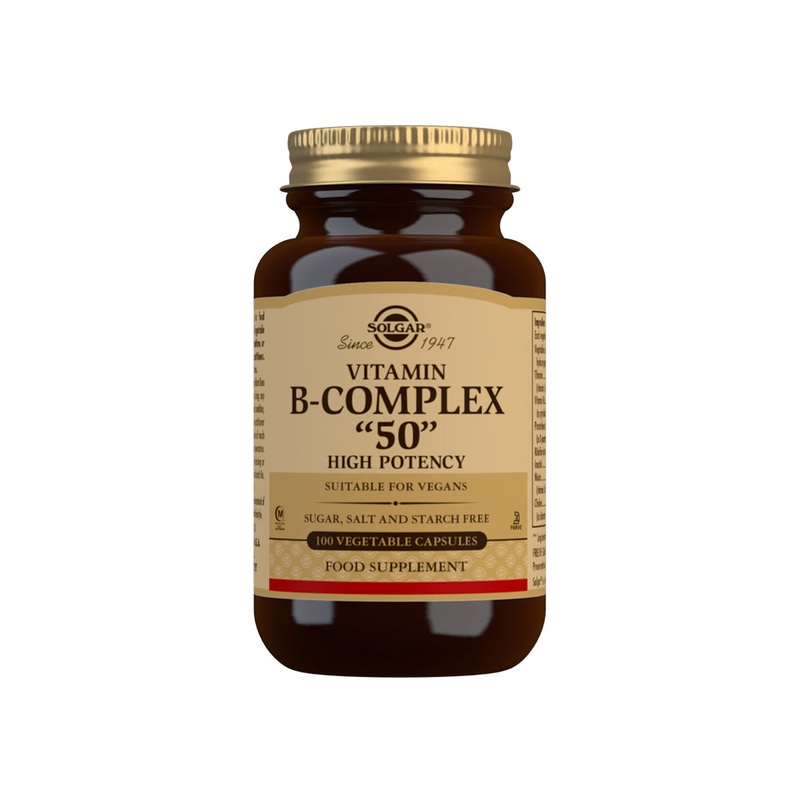 Vitamin B-Complex “50” High Potency 50 capsules