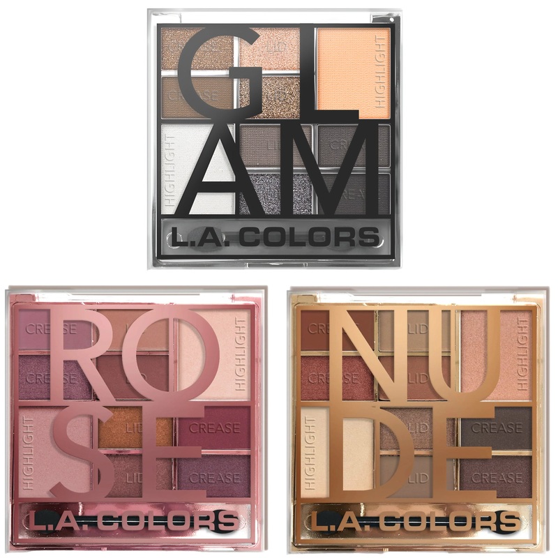 L.A. Colors Color Block – Eyeshadow Palette Assorted – Wholesale 9 Units (CES135-137)
