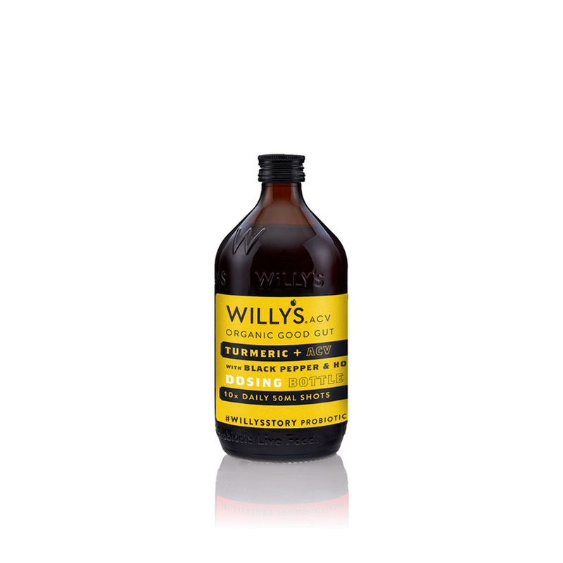 Organic Acv With Turmeric, Black Pepper & Honey, Dosing Bottle 500ml