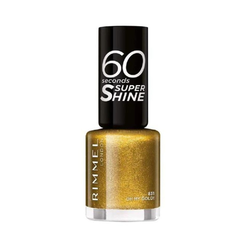 Rimmel 60 Seconds Nail Polish Oh My Gold 831