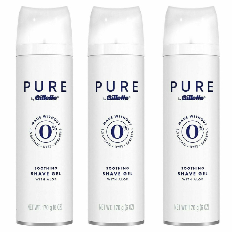 Gillette Pure Men’s Soothing Shave Gel – Liquidation 3 Units (GPMS)