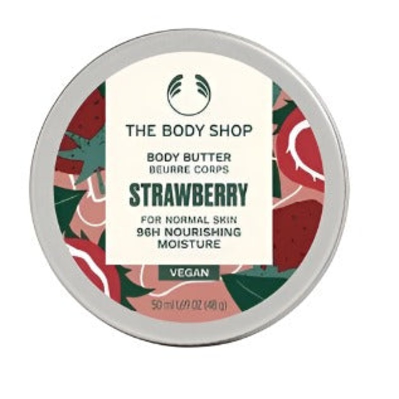 The Body Shop Body Butter Strawberry 50ml by Bodyshop