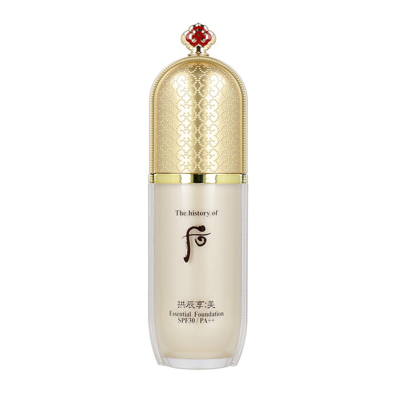 THE WHOO Gongjinhyang Mi Essential Skin Foundation SPF30 PA++ 40ml #01 Light Beige
