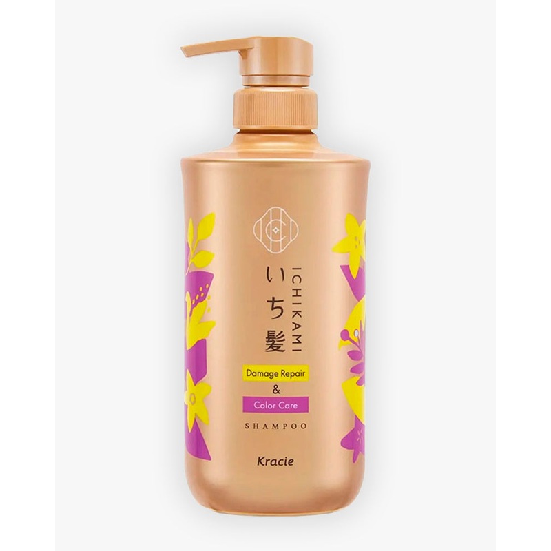 Kracie Ichikami Damage Repair & Color Care Shampoo Pump