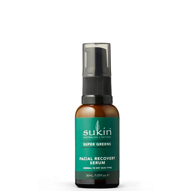 Sukin Super Greens Facial Recovery Serum 30ml