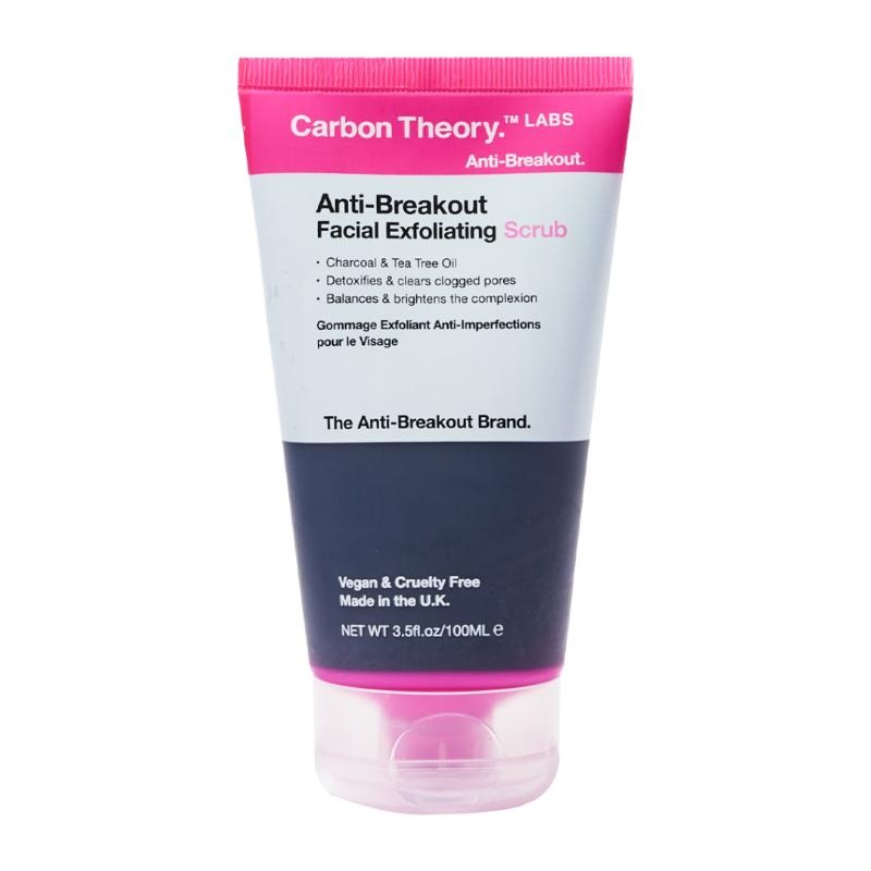 Carbon Theory Anti Breakout Facial Exfoliating Scrub 100ml