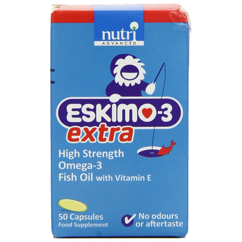 Eskimo-3 Extra Capsules – High Strength Fish Oil 50 capsules
