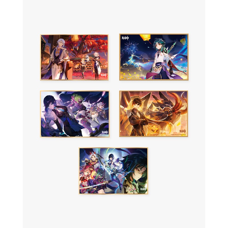 Genshin Impact Character Shikishi Poster Xiao