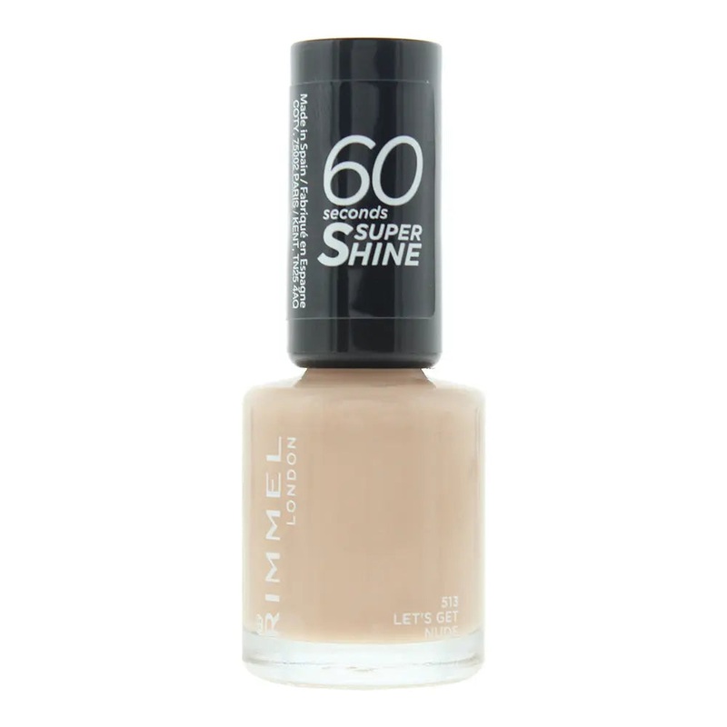 Rimmel 60 Seconds Super Shine 513 Let’s Get Nude Nail Polish 8ml