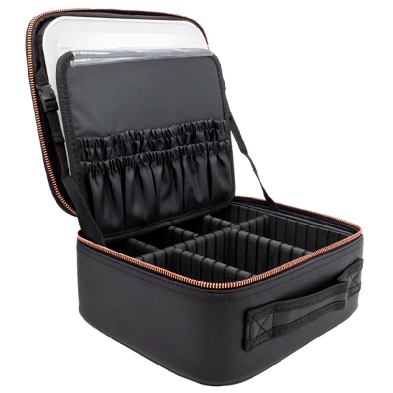 Simply Bella Travel Makeup Case With Led Mirror Black – Wholesale 1 Unit (CB1283-BLACK)