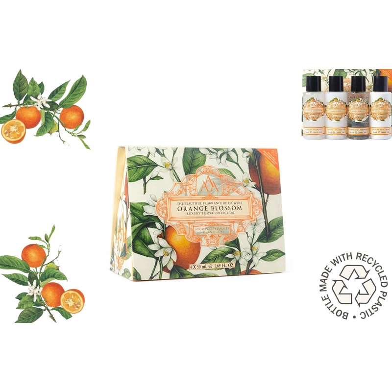 Aromas Artesanales De Antigua Orange Blossom Hair & Skin Luxury Travel Set