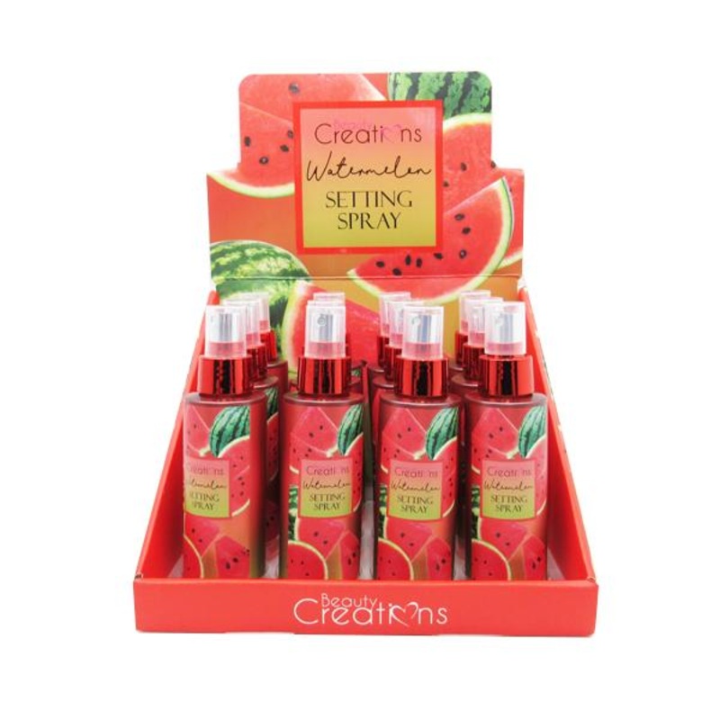 Beauty Creations Setting Spray Watermelon – Wholesale Display 12 Units (SPN06)